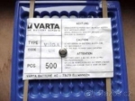 Baterie Varta, typ V10GA, 1000 ks 