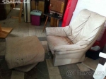 kožené křeslo s bobíkem 