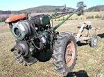 Malotraktor Půdní fréza M6 s károu - plně funkční 