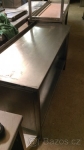Nerezový stůl se spodní policí 150x60 