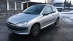 PEUGEOT 206 1.4i BEZ SPZ - NA NÁHRADNÍ DÍLY r.v.1999 