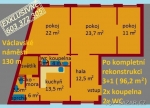 Praha 1 - 3+1/ 2x koupelna, 2x WC, komora, parking 
