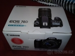 Predám nový fotoaparát CANON EOS 70D + objektív CANON. 