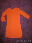 Prodám nové oranžové kratší šaty 