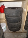 Sada plechových disků Opel 5x110 a zimní pneu 195/60/15 