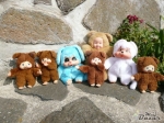 Sbírka retro mončičáků+panenka od Anne Geddes 