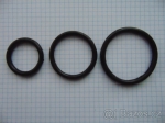 Škrtící erekční kroužky, v balení 3 kusy, průměr 3, 4 a 5cm. 