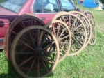 Stará, loukoťová kola na Viktorii 