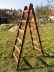 žebřík dřevěný (dvoják) 